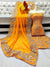 Emerald Green Net Embroidered Party Wear Dress