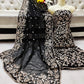 Emerald Green Net Embroidered Party Wear Dress