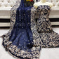 Emerald Green Net Embroidered Party Wear Dress