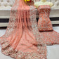 Emerald Green Net Embroidered Party Wear Dress