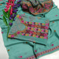 Stuffed Pure Chiffon Embroidered Shirt with Dupatta